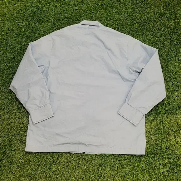 Vintage 90s MOD Jacket XL 23x28 Blue USA - Picture 7 of 11